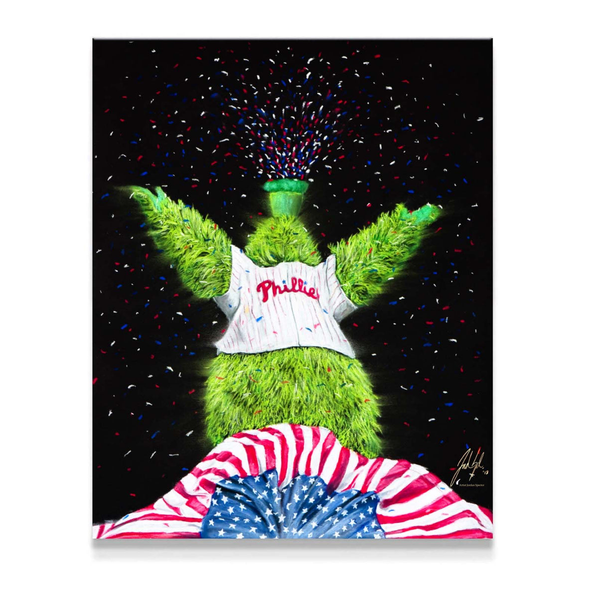 Phillie Phanatic "PARTY ON BROAD"