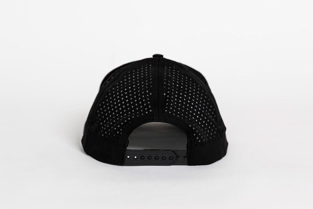 Philly Philly Dad Performance Hat - Black w/ Kelly Green Letters