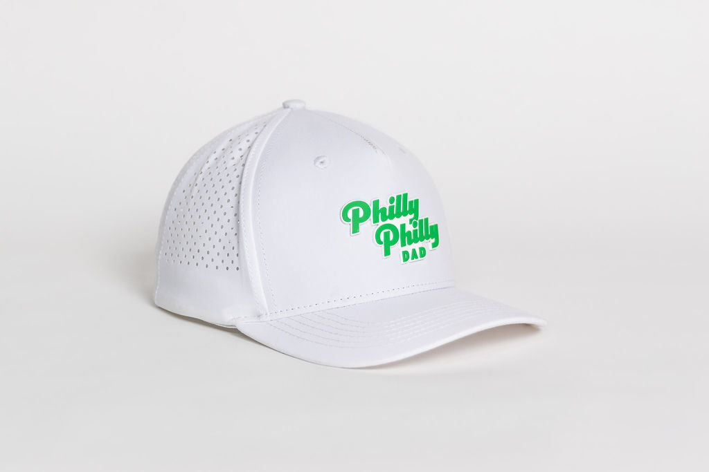 Philly Philly Dad Performance Hat - White