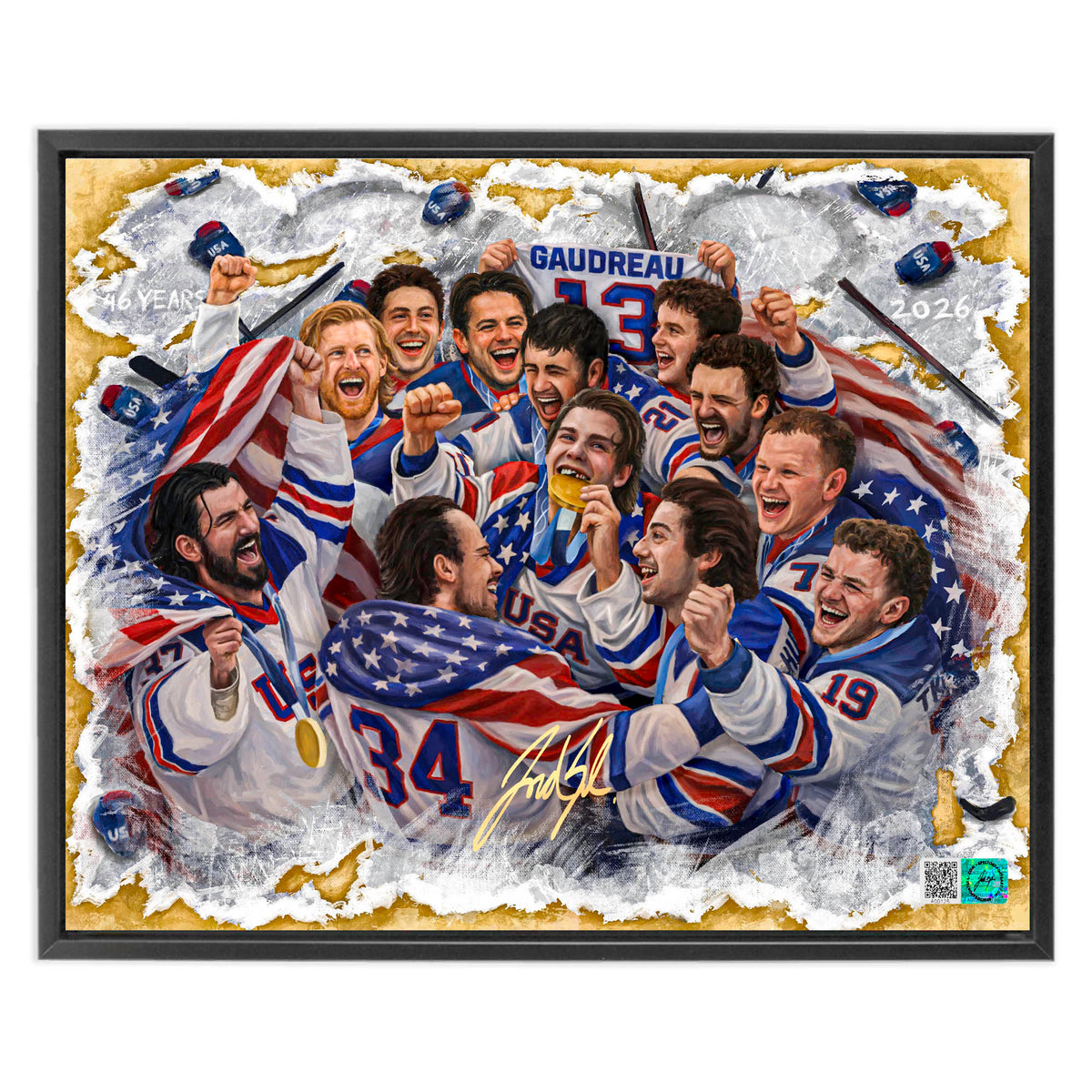 USA Mens Hockey "United In Gold"
