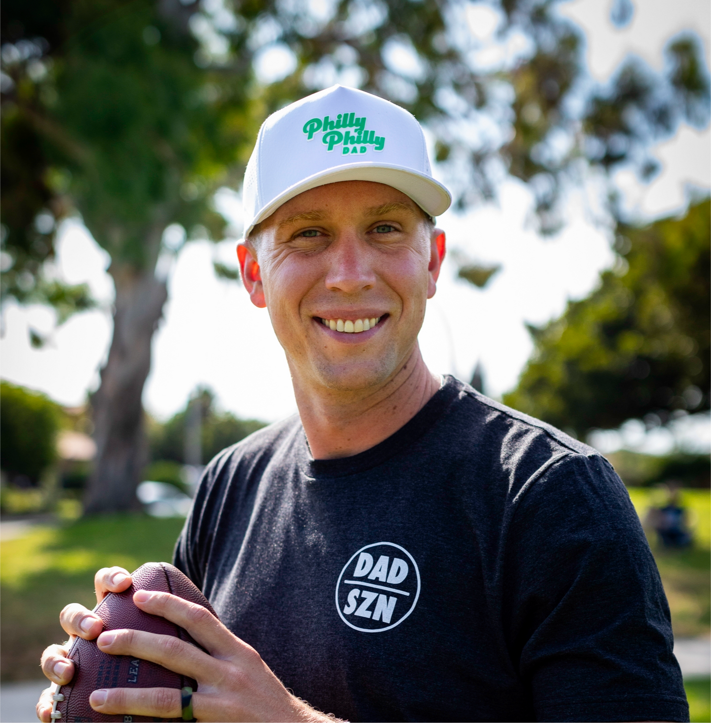 Philly Philly Dad Performance Hat - White