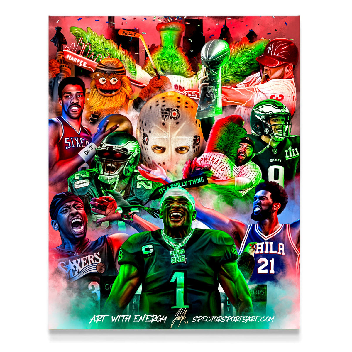 Philly Sports "Art With Energy"