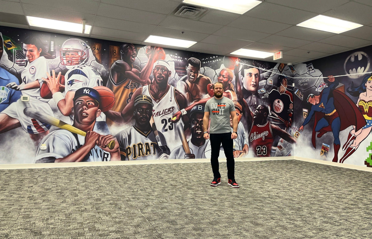 Goldin Mural "LEGENDS ROW"