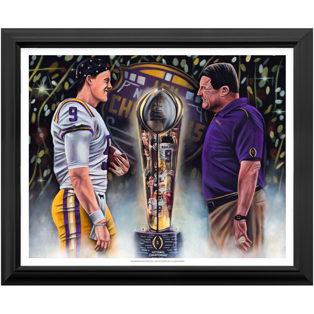 Joe Burrow and Coach O “Perfection”