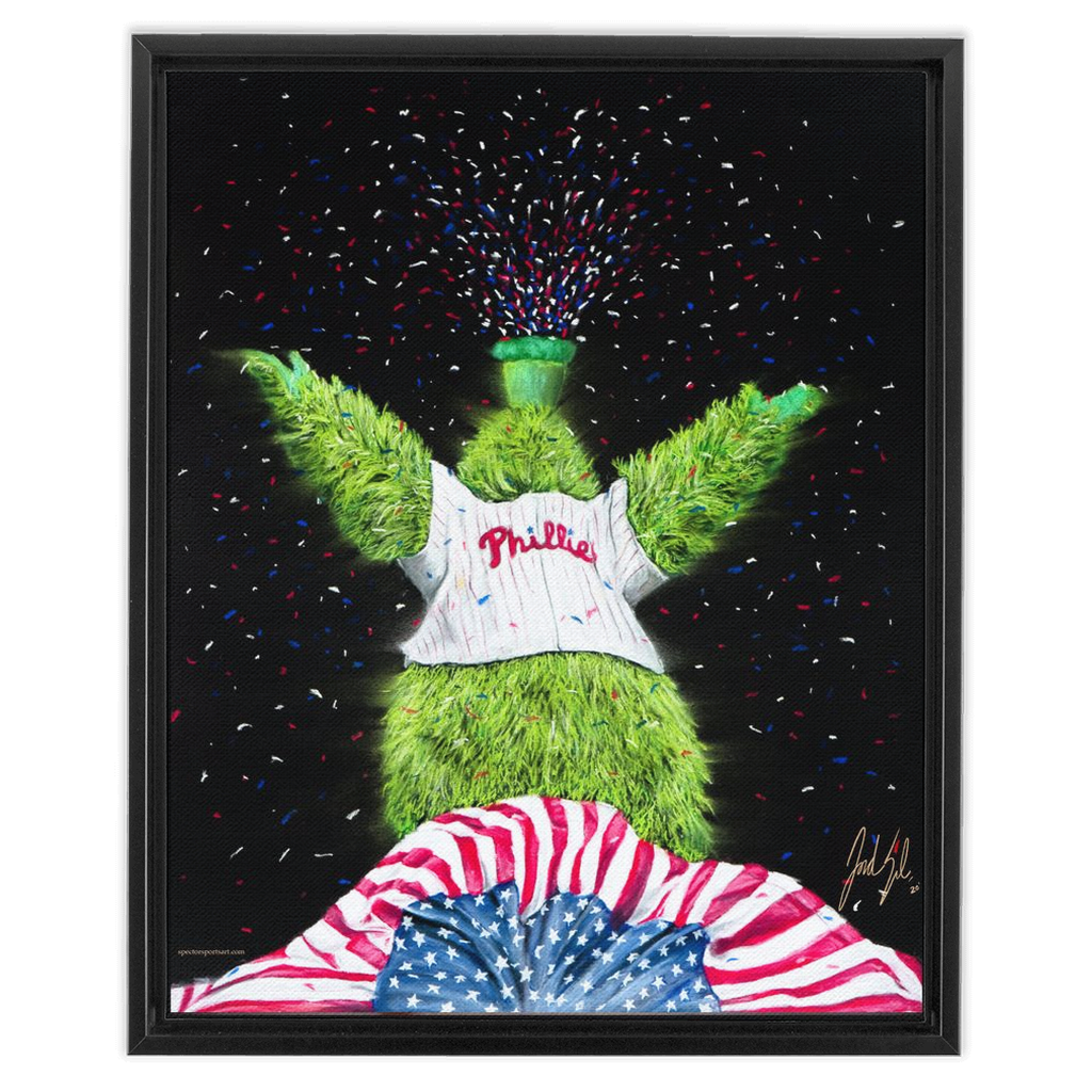 Phillie Phanatic "PARTY ON BROAD"