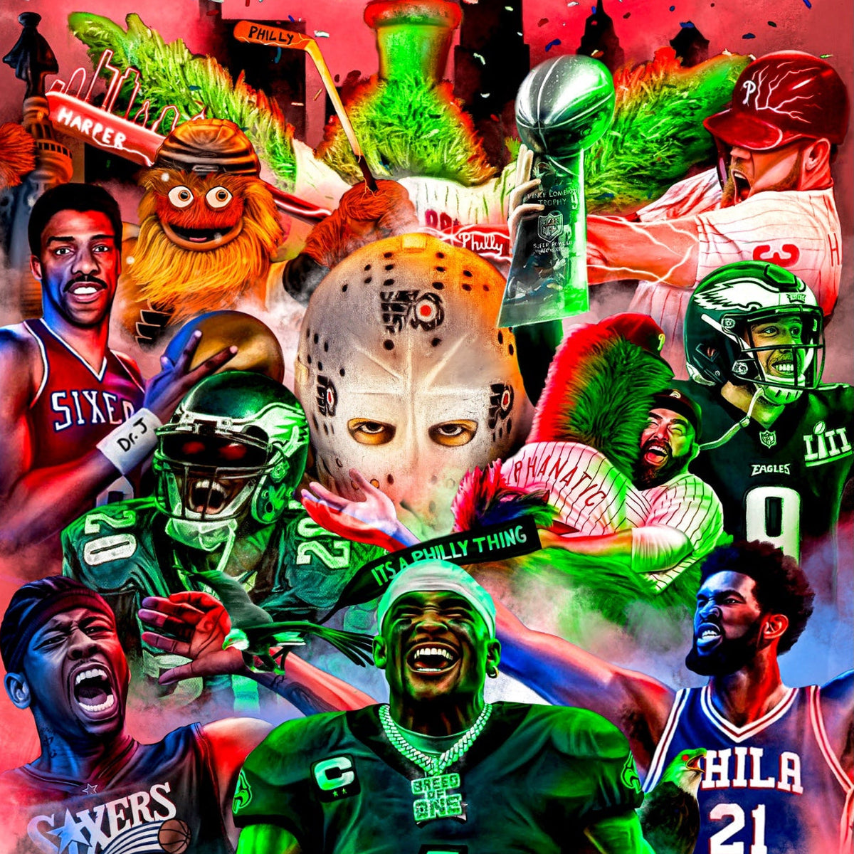 Philly Sports "Art With Energy"