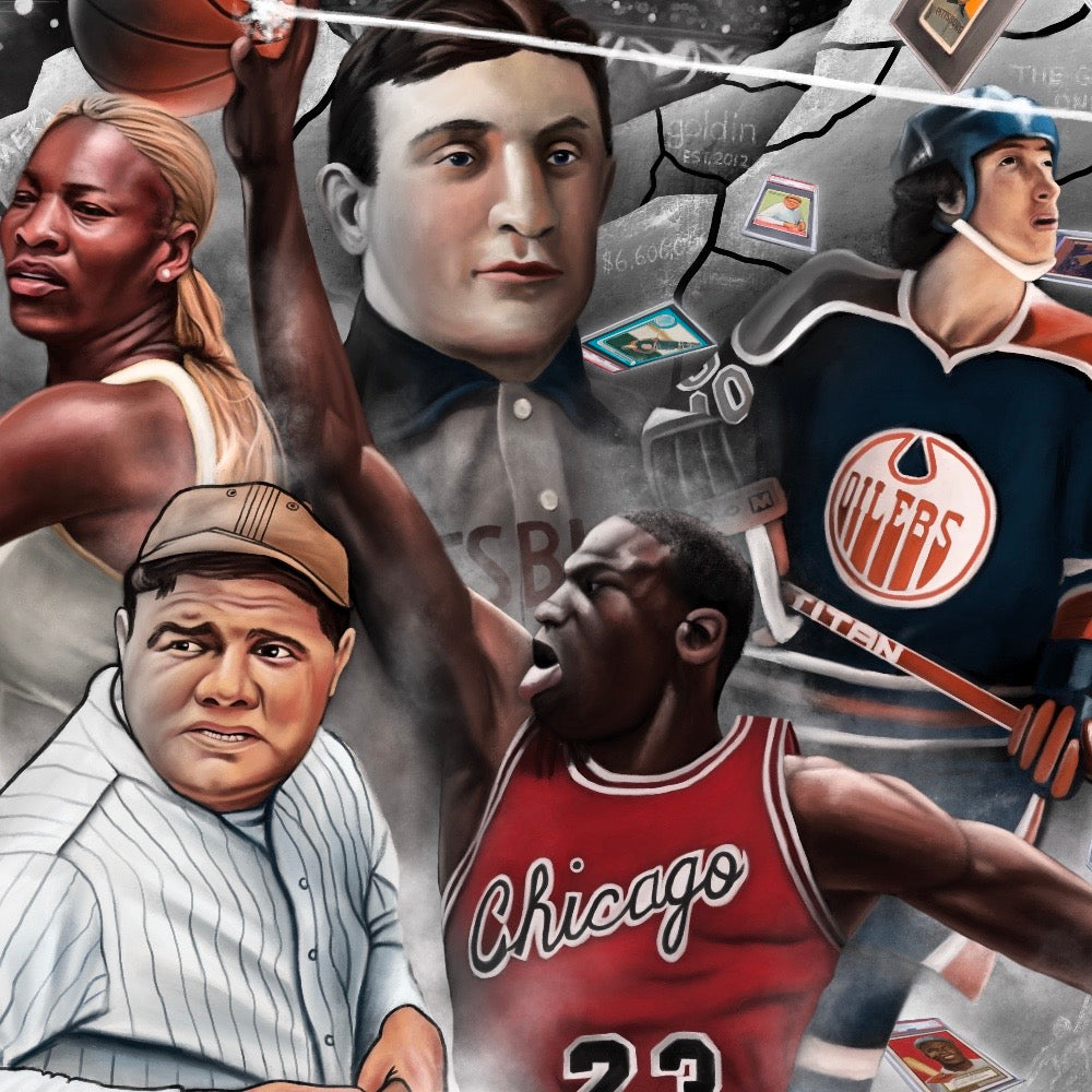 Goldin Mural "LEGENDS ROW"