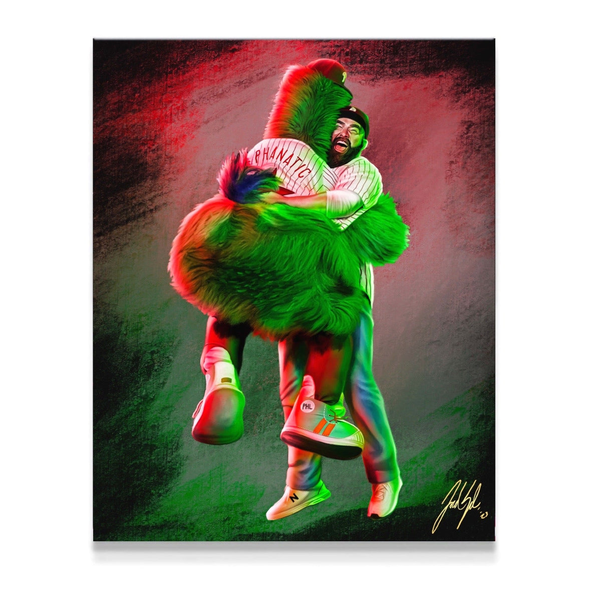 The Phillie Phanatic & Jason Kelce “Best Friends”