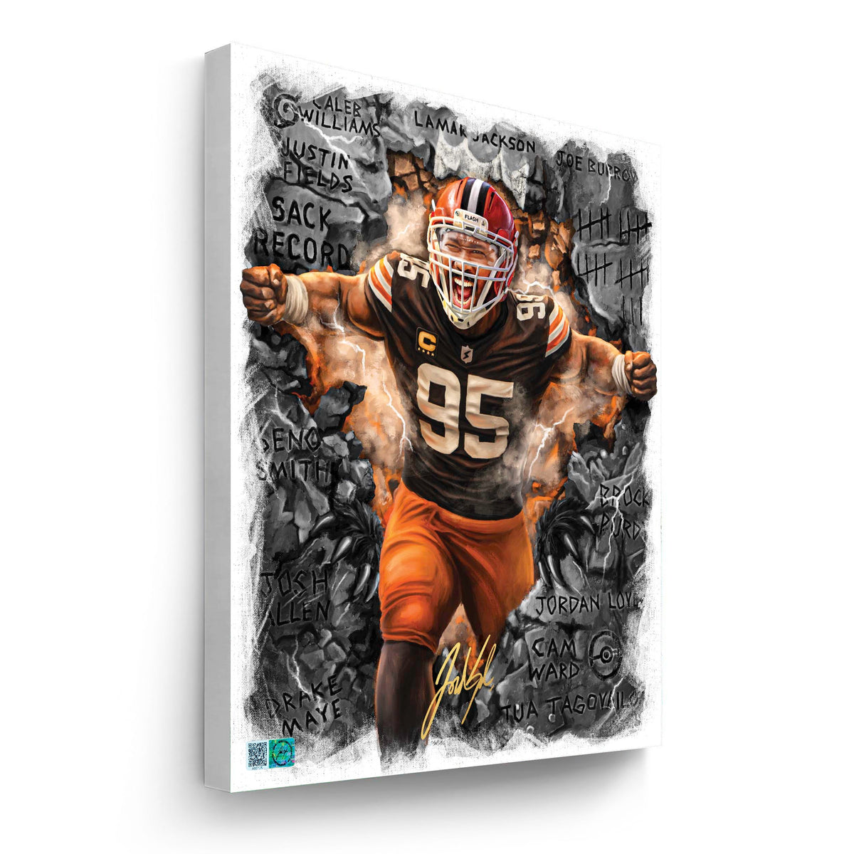 MYLES GARRETT "CROWNED" THE SACK KING