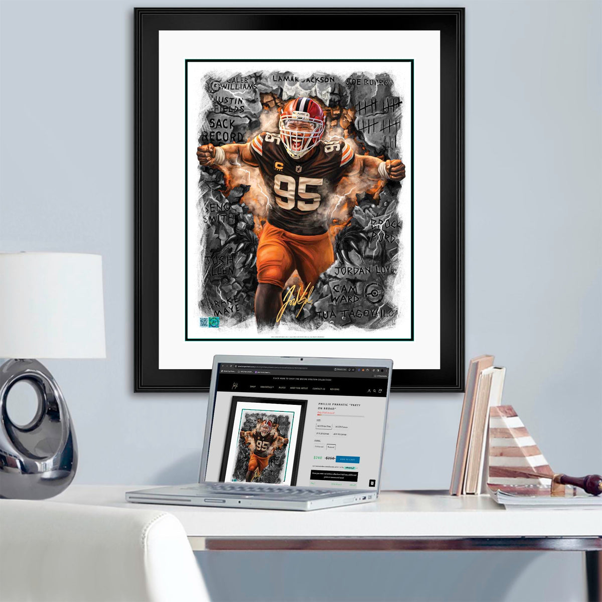 MYLES GARRETT "CROWNED" THE SACK KING