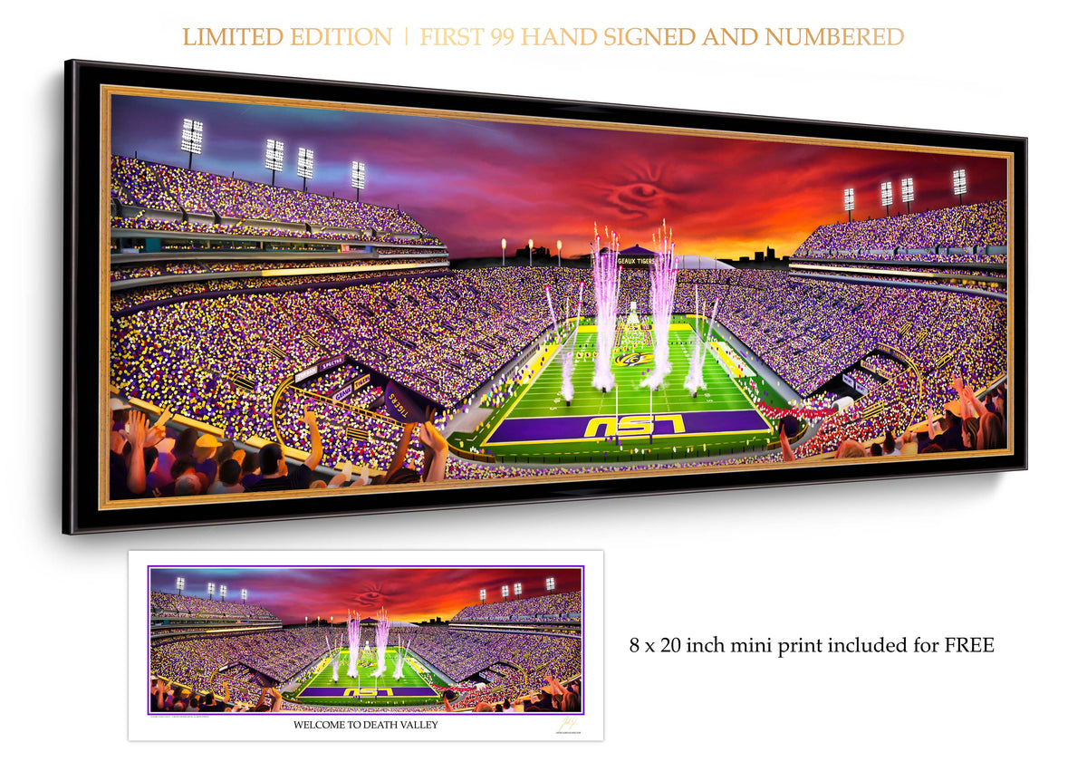 Tiger Stadium "Welcome To Death Valley" | Limited Edition