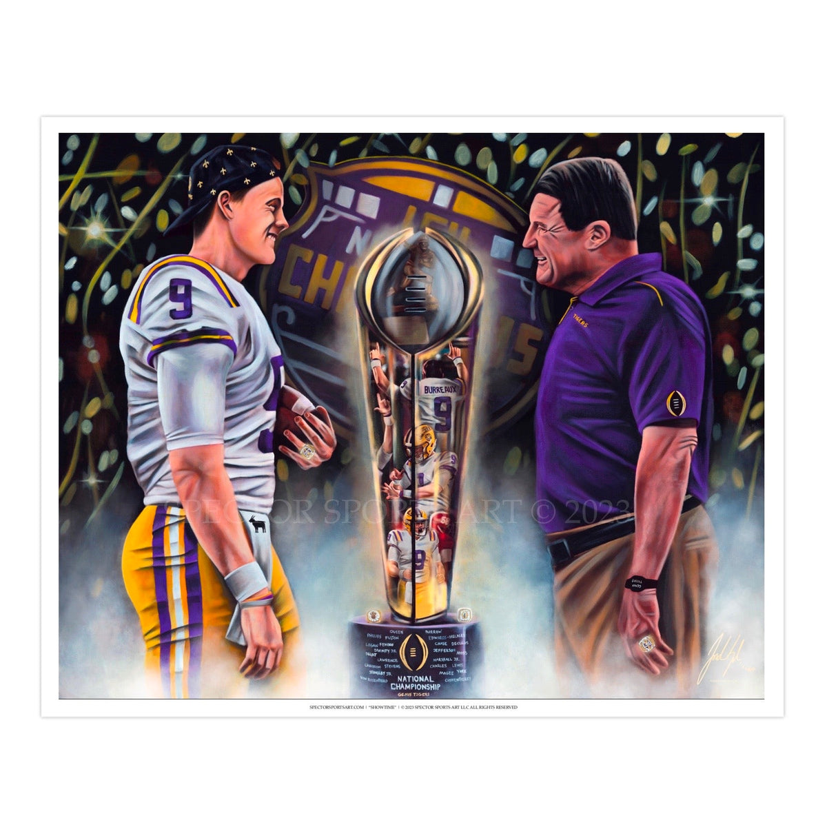 Joe Burrow and Coach O “Perfection”