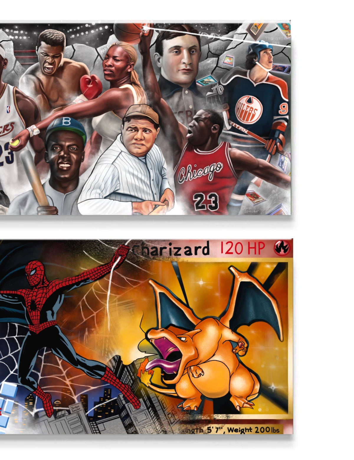 Goldin Mural "LEGENDS ROW"