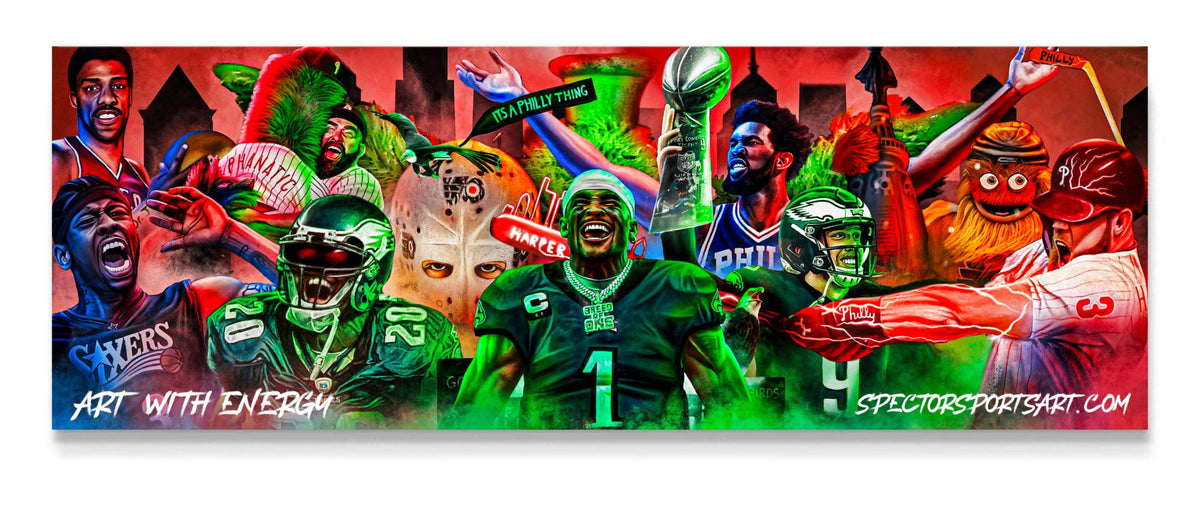 Philly Sports "Art With Energy" Banner