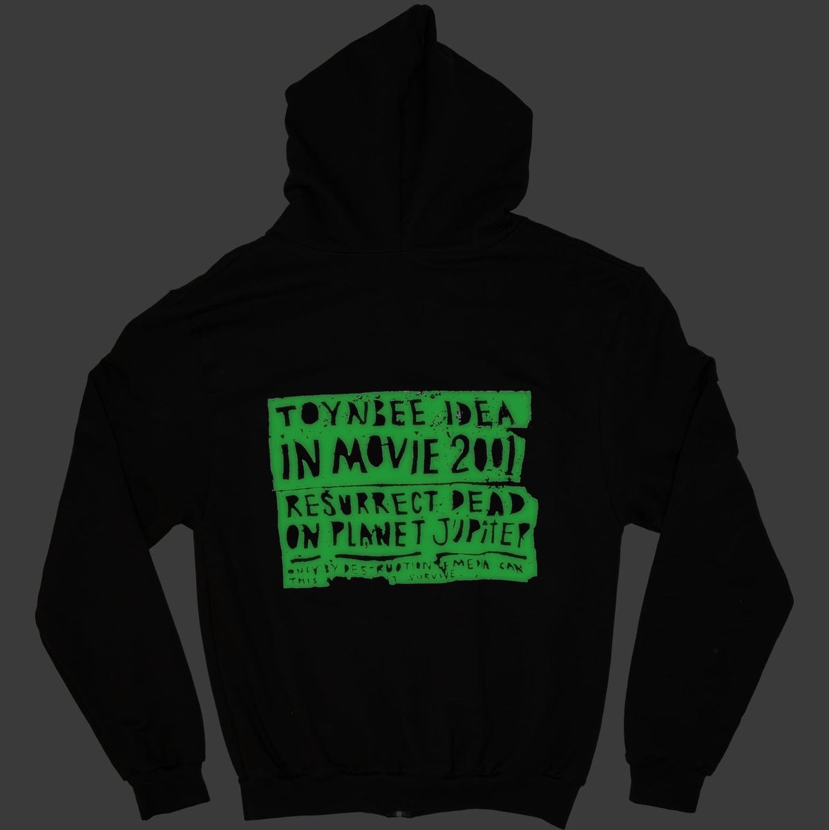 Toynbee Tile Zip Up Hoodie (Glow-in-the-Dark)